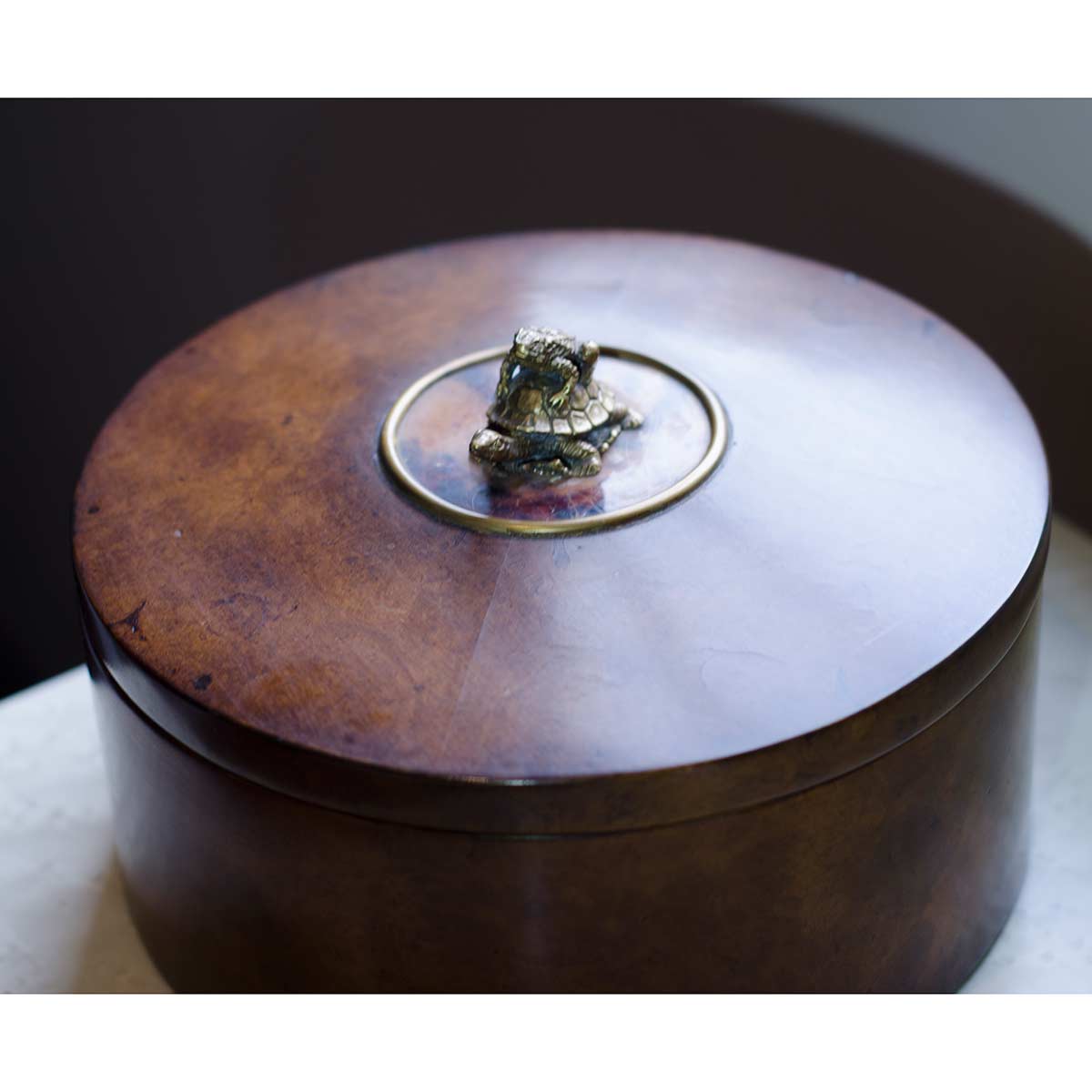 A Pollard Burl Circular Box - Image 4