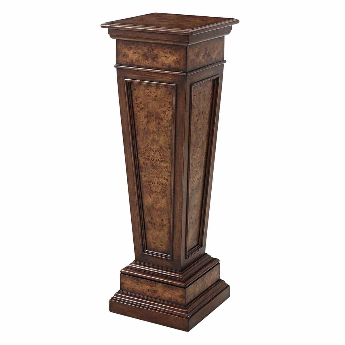 The Burl Pedestal | TA Originals Collection | Elegant Classical Luxury Exclusive Handmade Designer Furniture