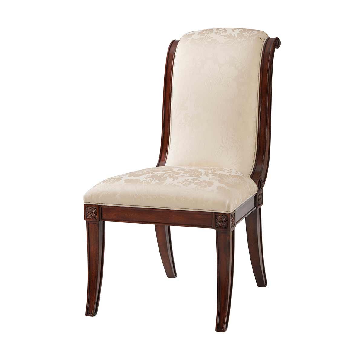 Gabrielle Dining Side Chair | The English Cabinet Maker Collection | Traditional Fine Luxury Georgian Classical Handcrafted Furniture