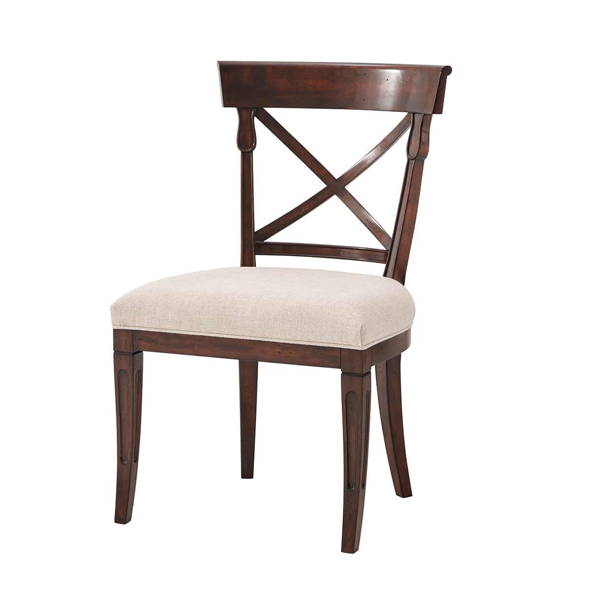 Brooksby Dining Side Chair | Brooksby Collection Casual Traditional Luxury Handcrafted Furniture