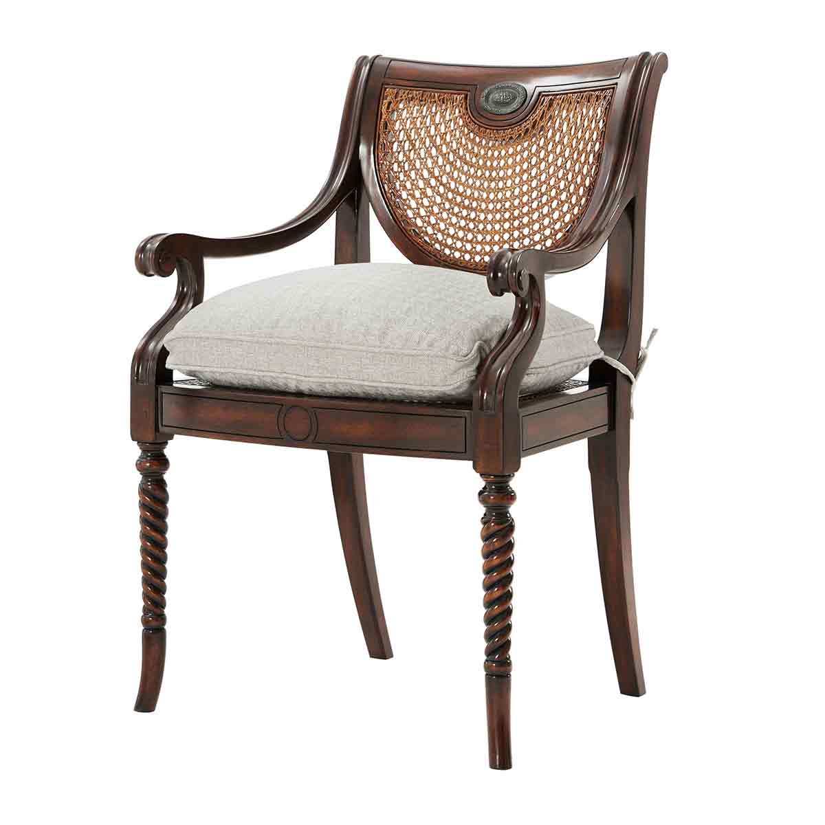 Lady Emily's Favourite Dining Armchair | Traditional Fine Luxury Classical Georgian Handcrafted Furniture