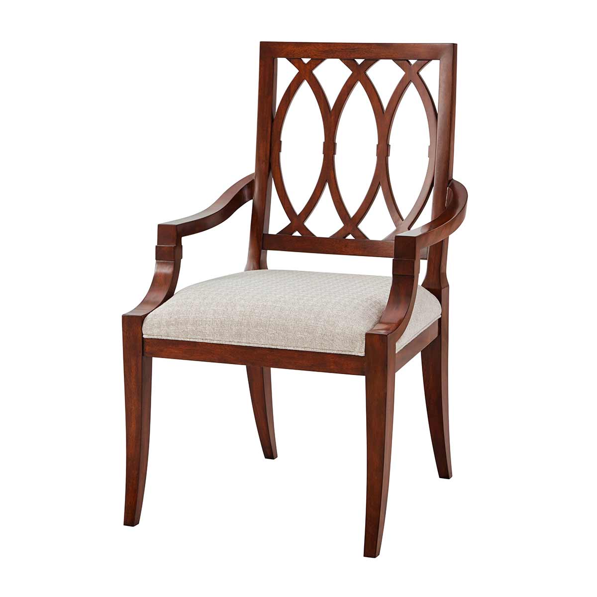 Lady Emily's Invitation Dining Armchair | Traditional Fine Luxury Classical Empire Handcrafted Furniture