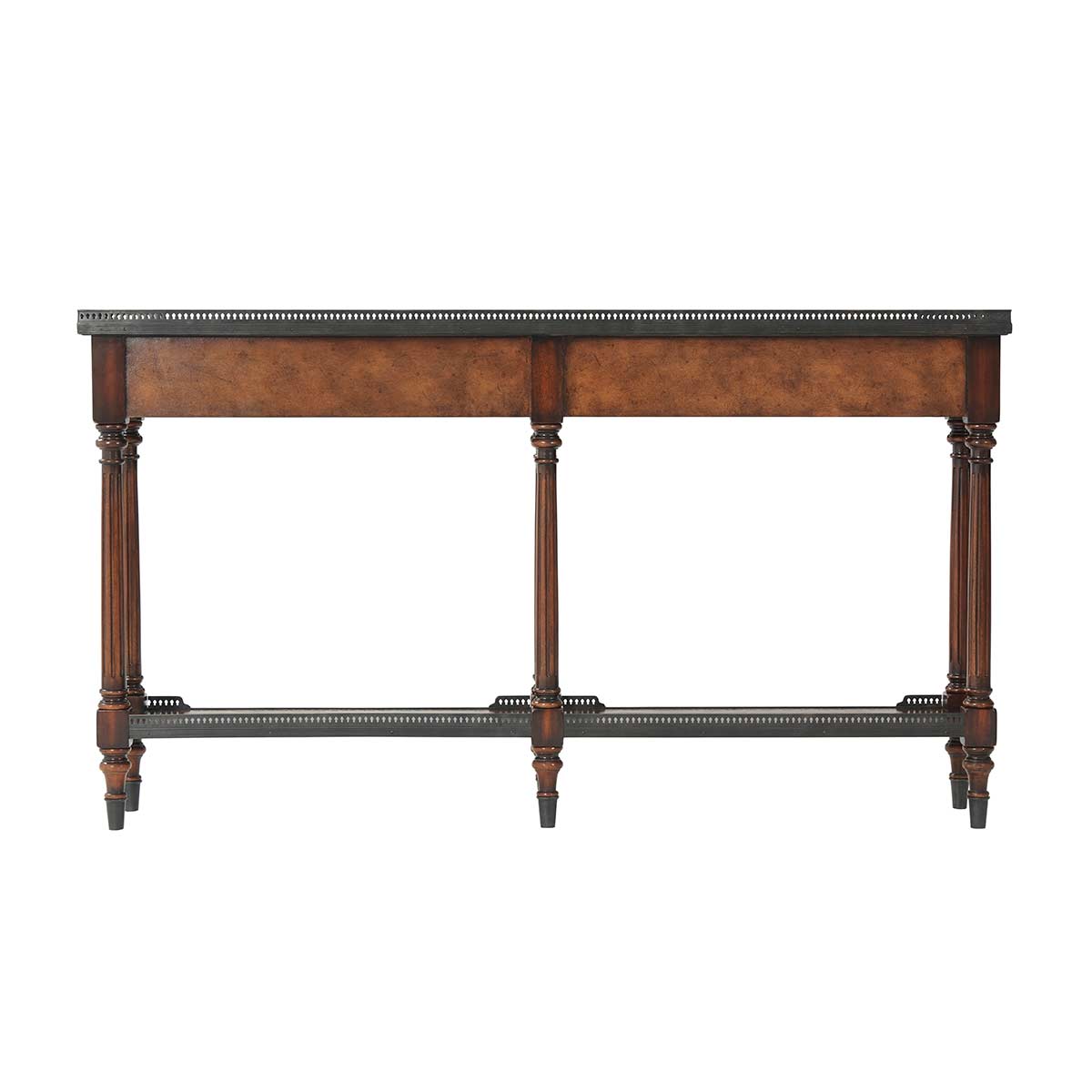 Louis XVI Leather Console - Image 5