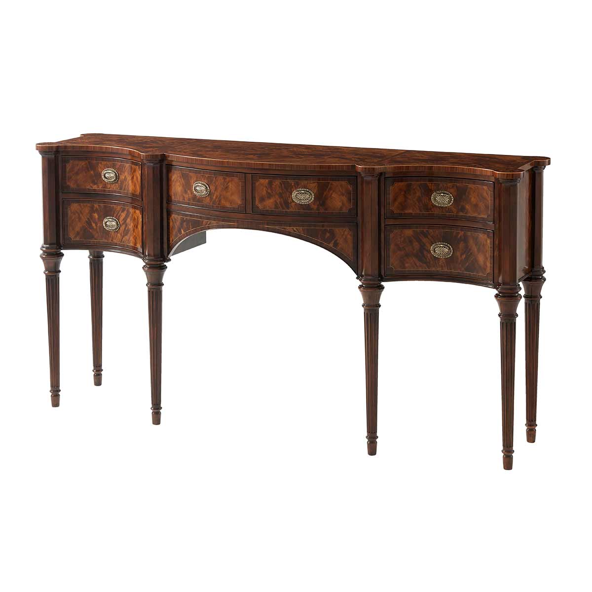 Stanhope Row Sideboard | Essential Collection | Traditional Fine Luxury Classical Regency Handcrafted Furniture