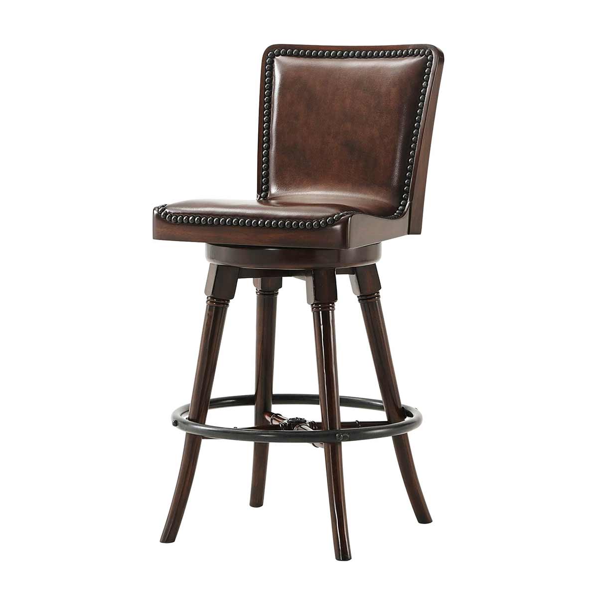 Simple Pleasures Bar Stool | Essential Collection | Traditional Fine Luxury Classical Regency Handcrafted Furniture