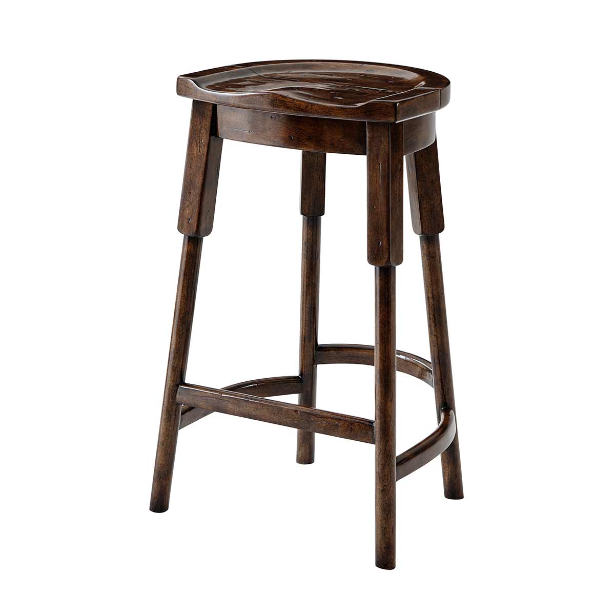 Norfolk Cottage Stool | Essential Collection | Traditional Fine Luxury Classical French Provincial Handcrafted Furniture