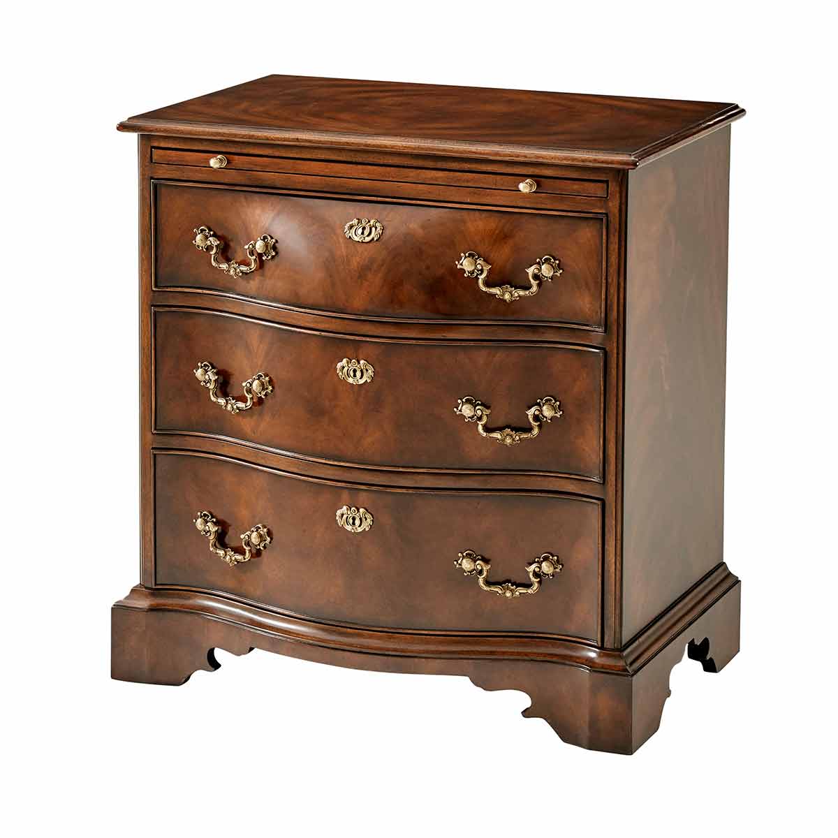 The India Silk Bedside Table | Althorp Living History Collection | Traditional Fine Luxury Classical Georgian Handcrafted Furniture