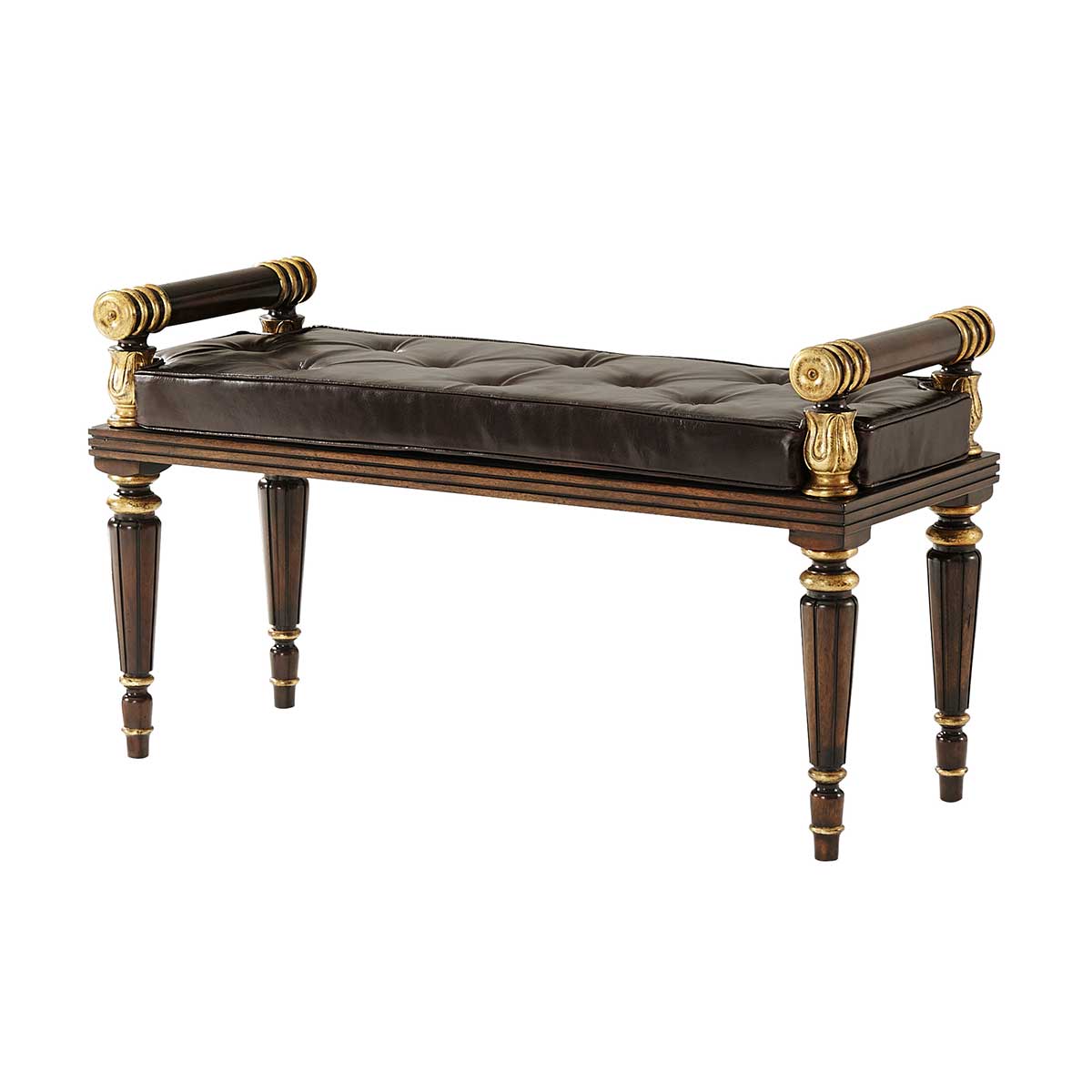 The Hall Bench | Essential Collection | Traditional Fine Luxury Classical Regency Handcrafted Furniture