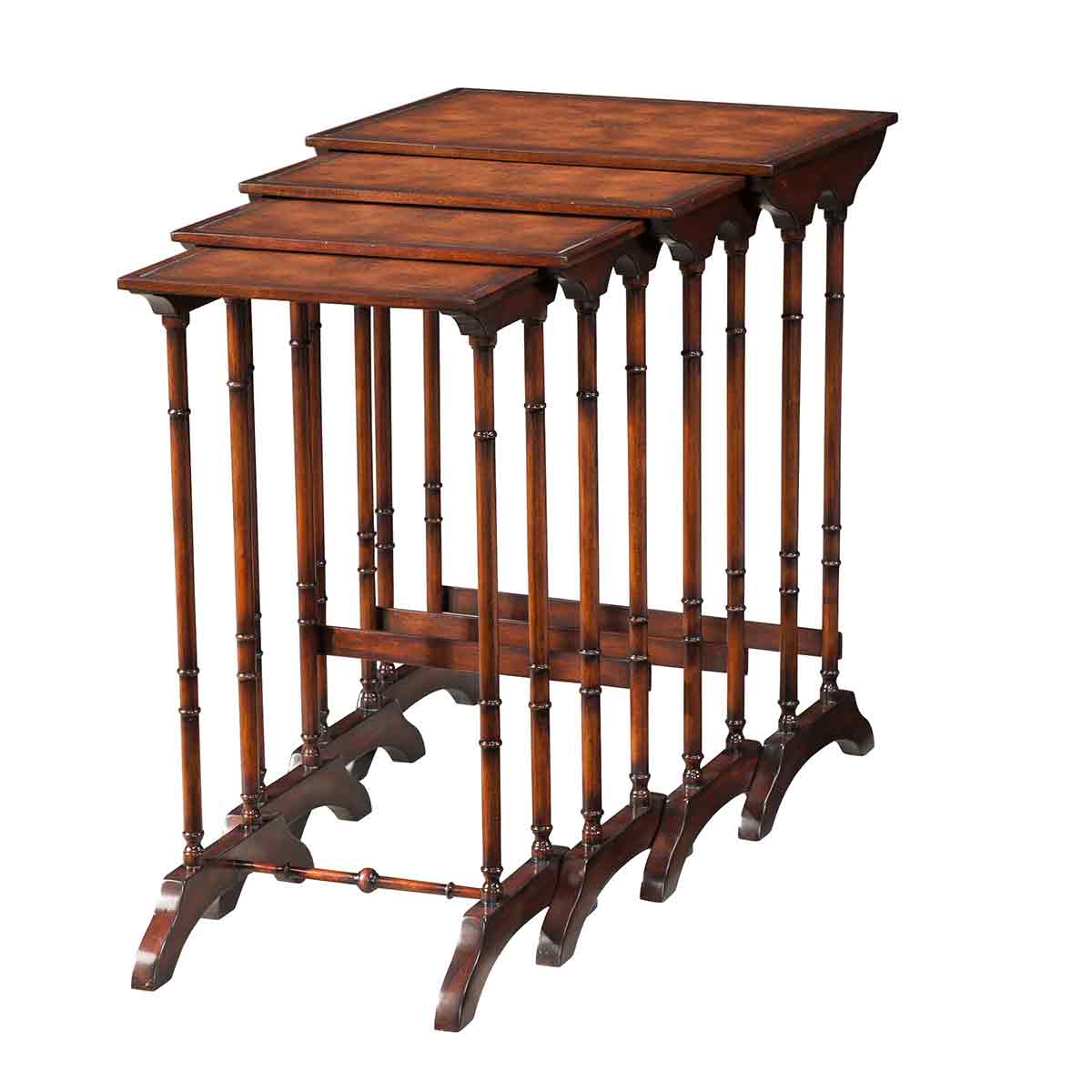 Four in Hand Regency Nest of Tables | Luxury Traditional Fine Luxury Classical Handcrafted Furniture