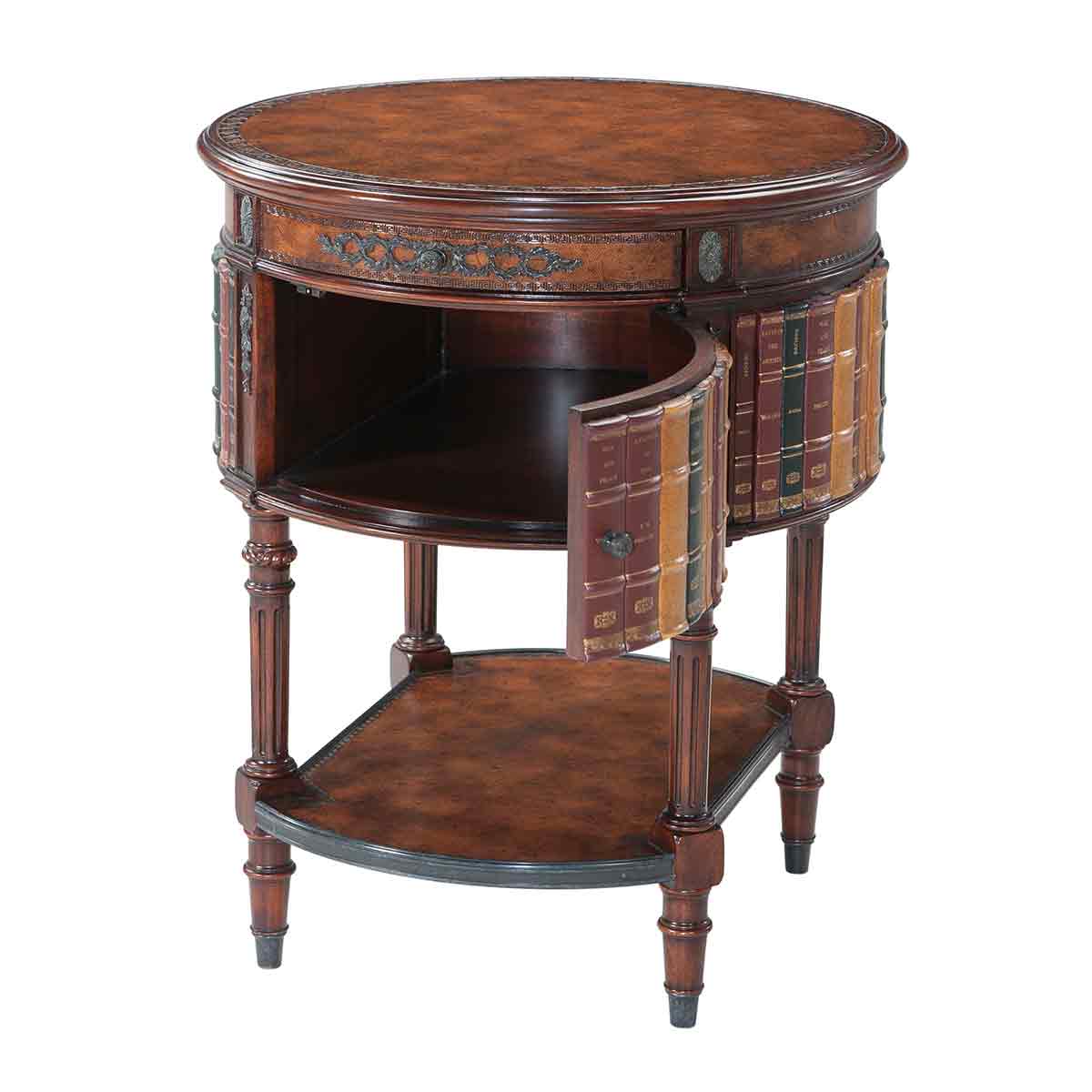 Louis XVI Library Side Table - Image 4