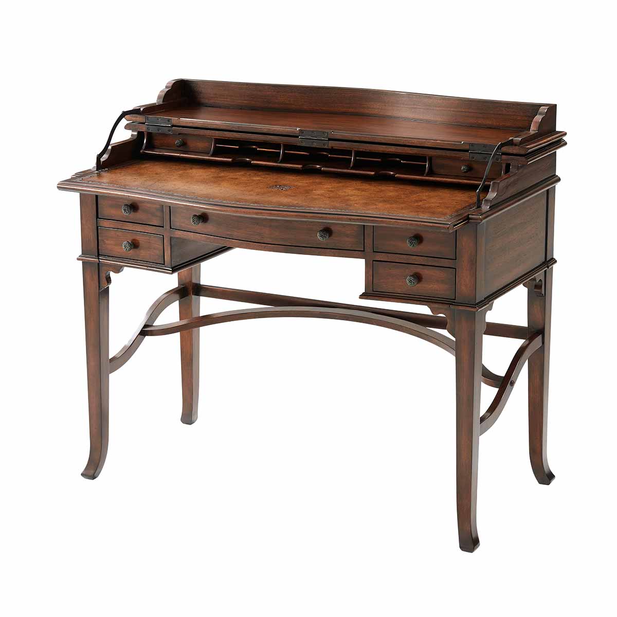 Residency Campaign Desk | Essential Collection | Traditional Fine Luxury Classical Victorian Handcrafted Furniture