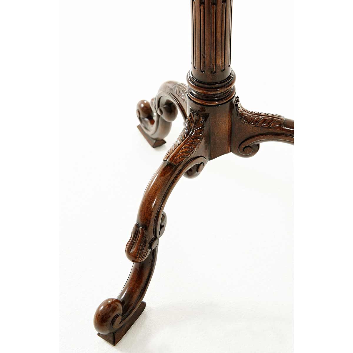 Radiating Parquetry Accent Table - Image 3