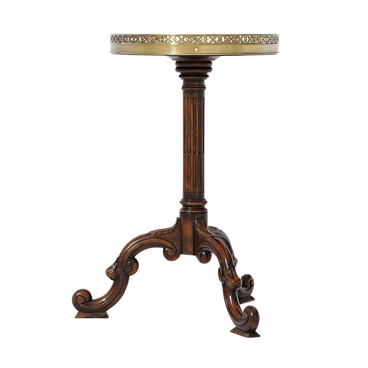 Radiating Parquetry Accent Table - Image 6