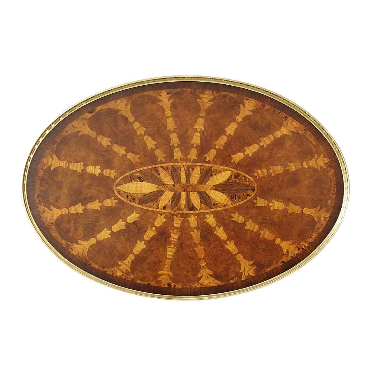 Radiating Parquetry Accent Table - Image 7