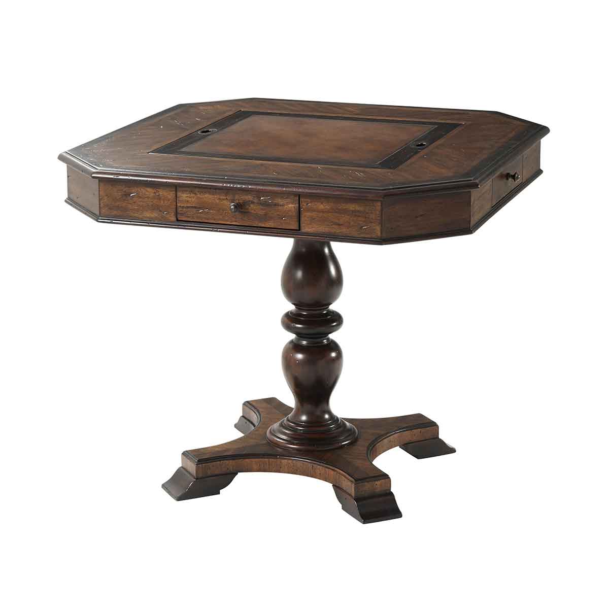 Ellery Game Table | Traditional Luxury Exclusive Handcrafted Furniture