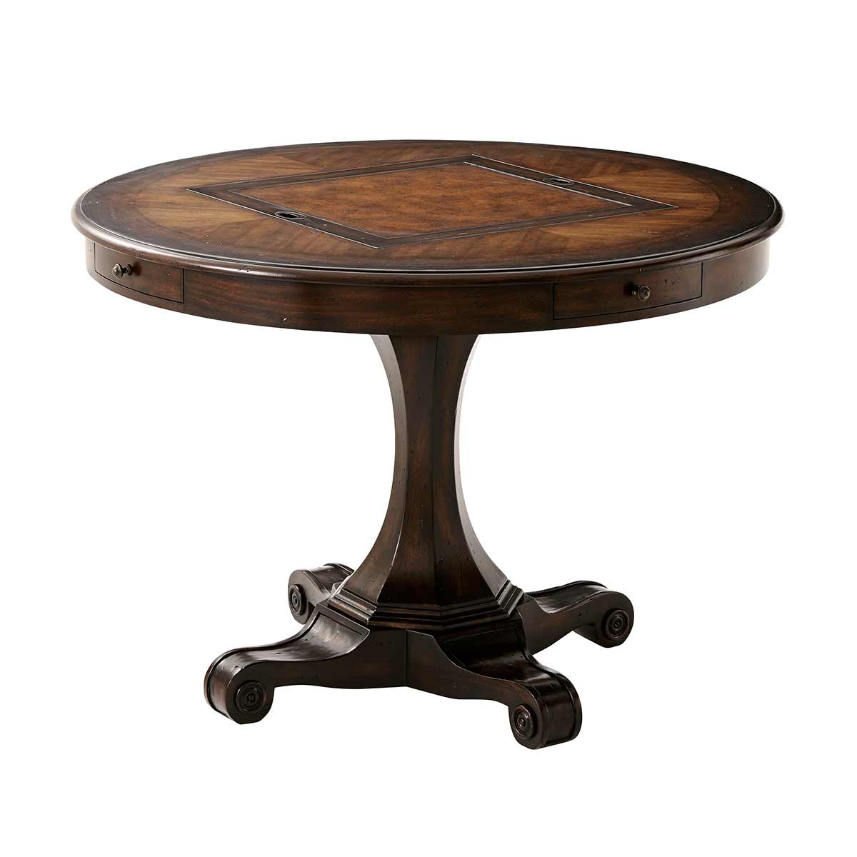 Grandmaster Game Table | Traditional Fine Luxury Handcrafted Furniture