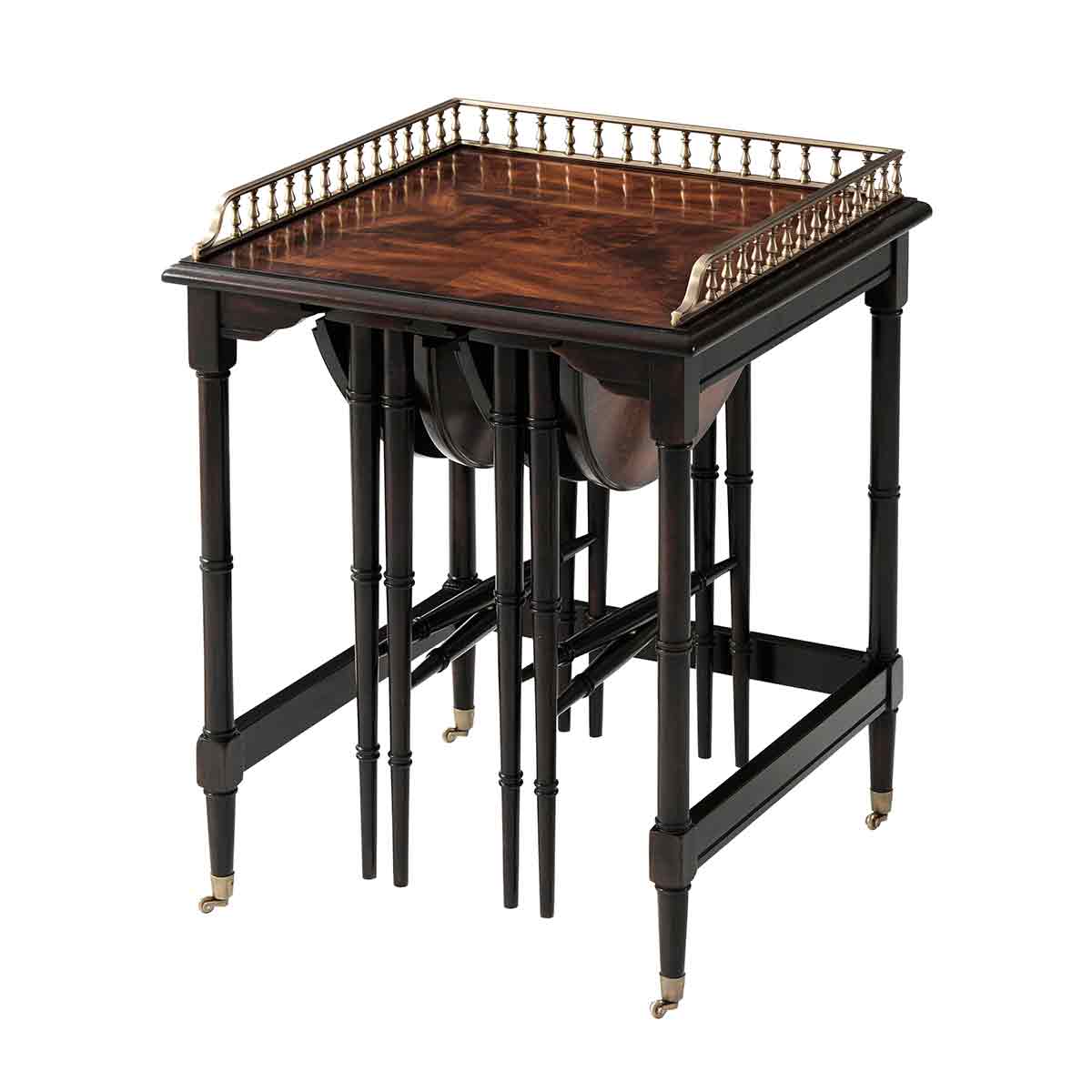 Ingenious Nest of Tables | Fine Luxury Regency Handcrafted Furniture