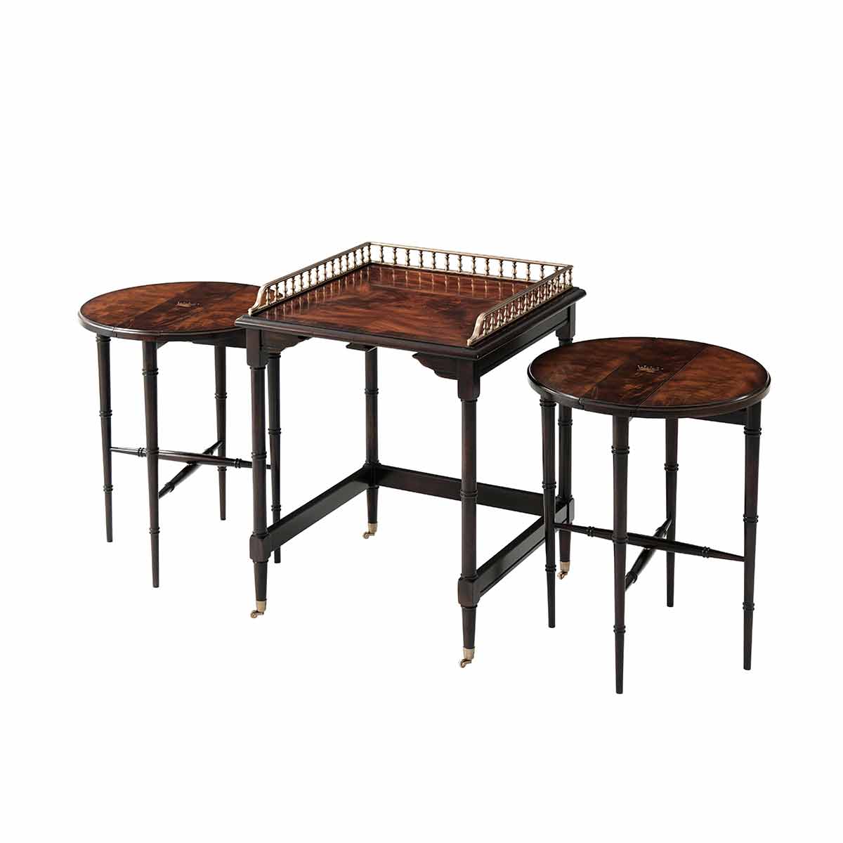 Ingenious Nest of Tables | Fine Luxury Regency Handcrafted Furniture