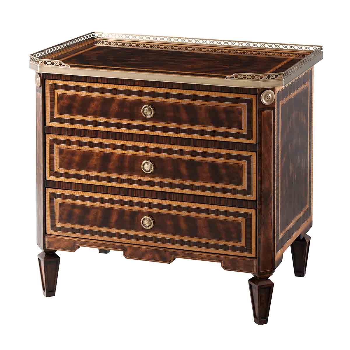 Viscount's Nightstand | Althorp Living History Collection | Traditional Fine Luxury Classical 19th Century European Handcrafted Furniture