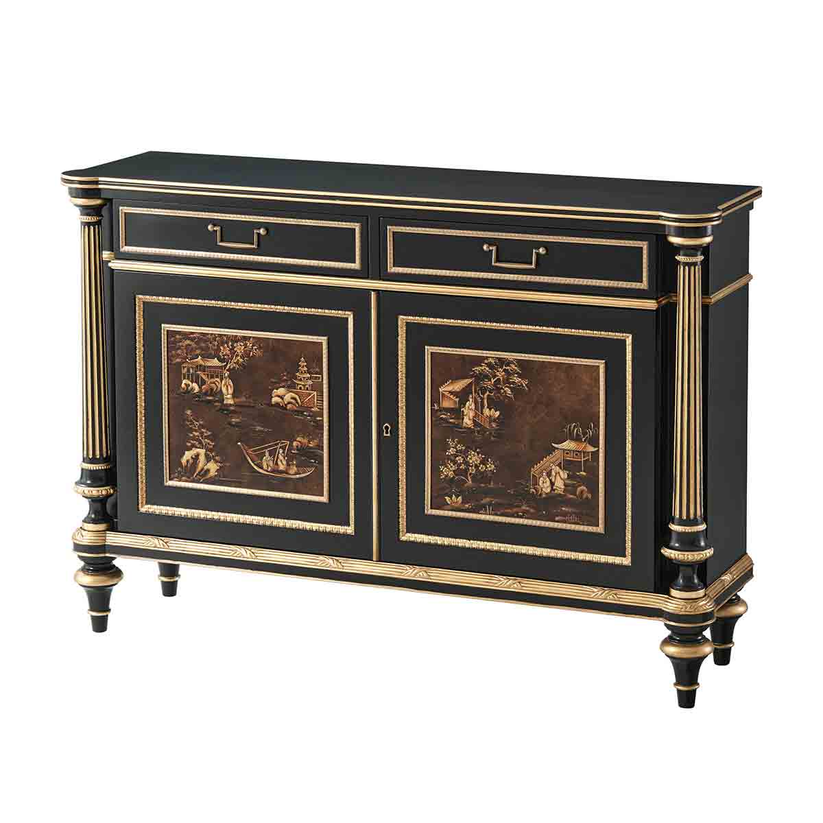 Daguerre Chinoiserie Cabinet | Luxury Louis XVI Handcrafted Furniture