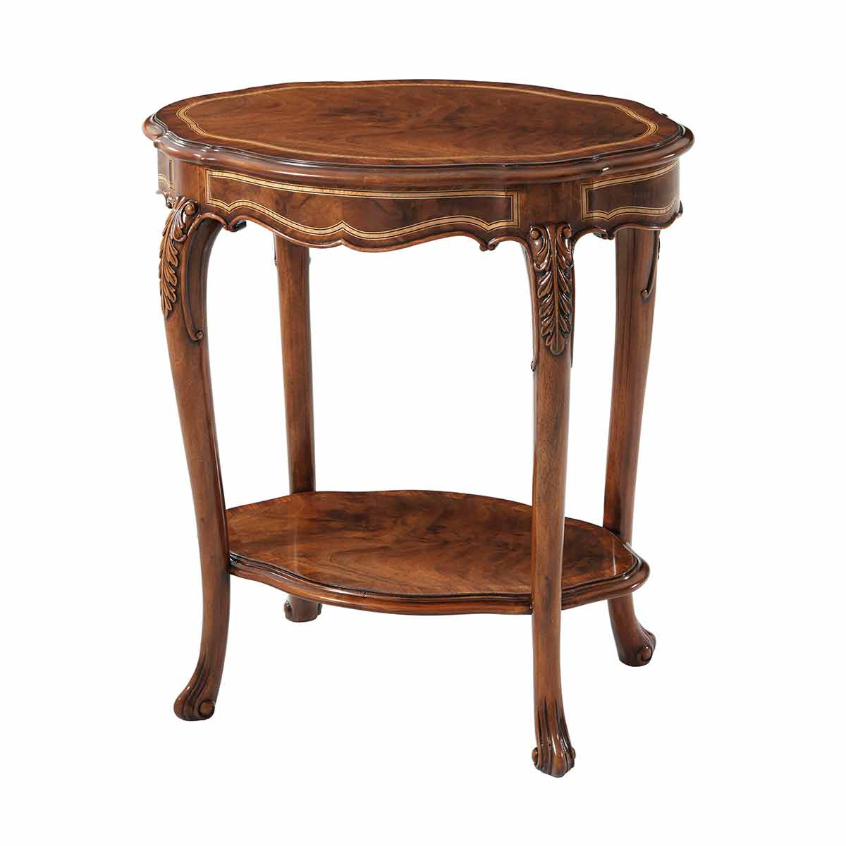 Oval Millard Accent Table | Fine Luxury Louis XV Handcrafted Furniture