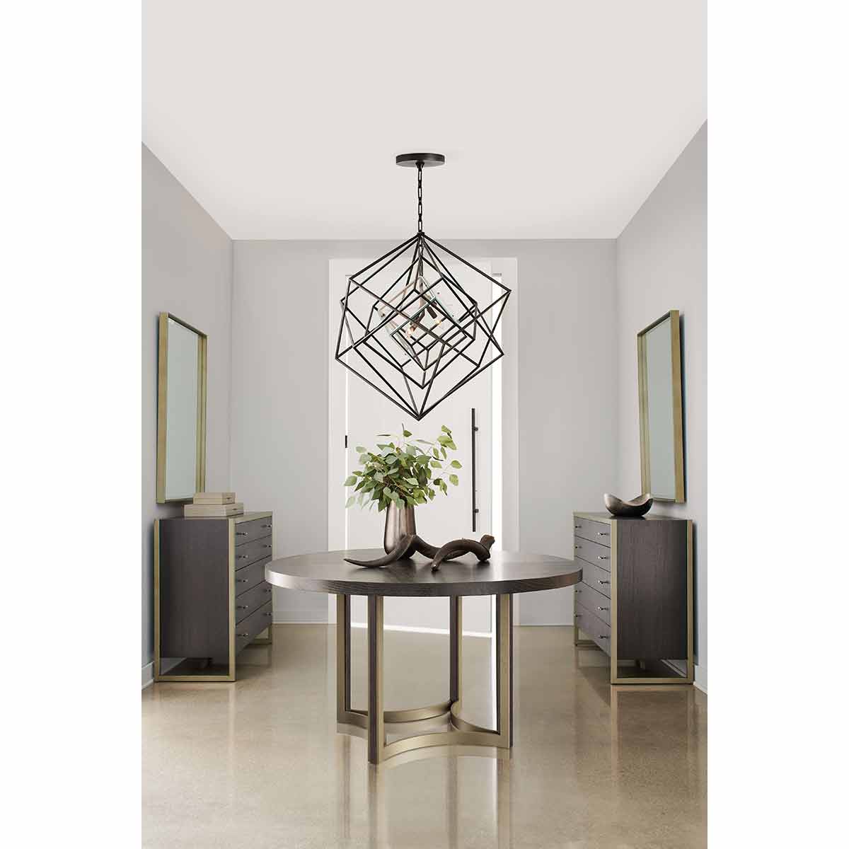 Remix Cerused Oak Round Dining Table | Modern Luxury Exclusive Elegant Designer Furniture