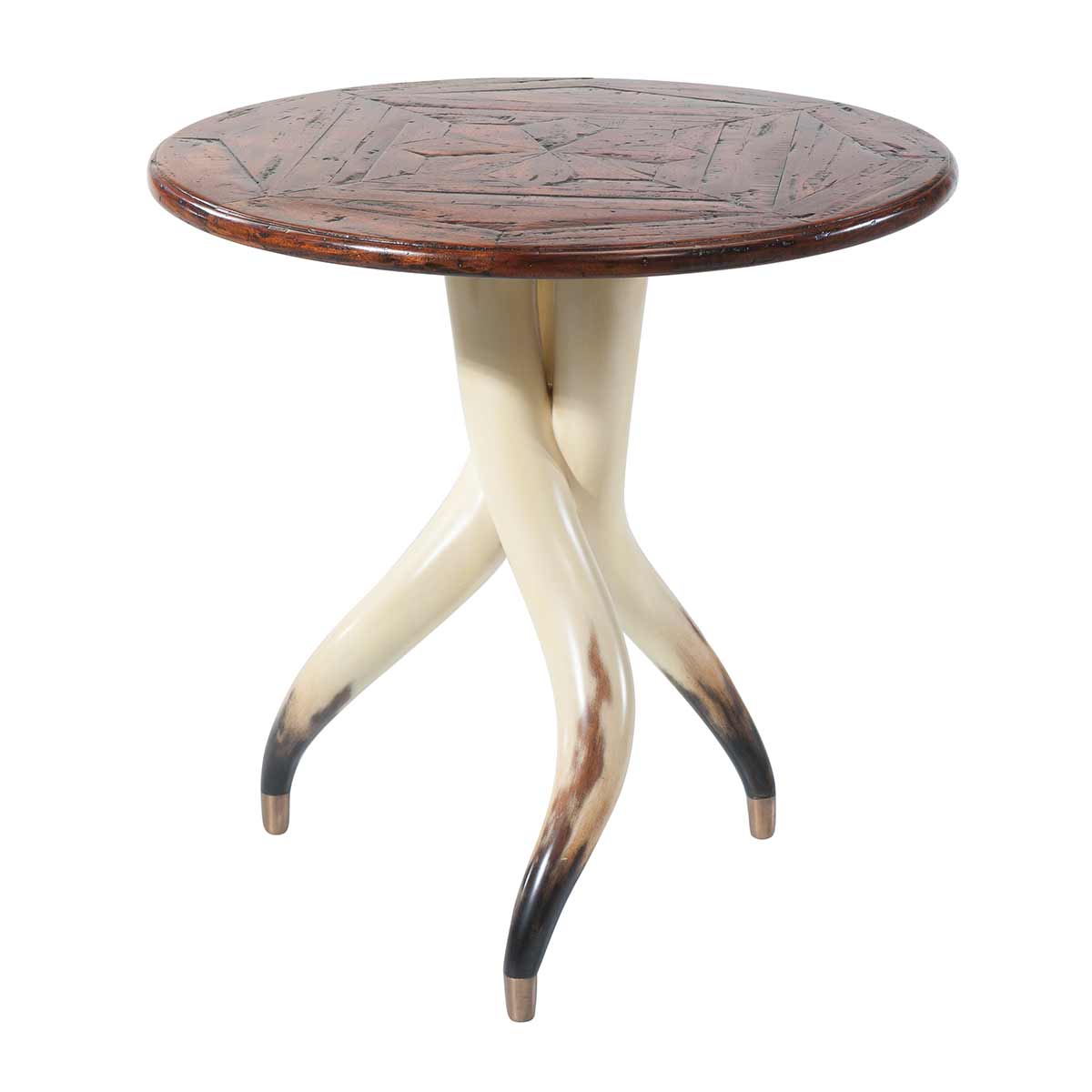 The Longhorn Side Table | Sophisticated Rustic Luxury Exclusive Designer Handcrafted Furniture | Sandton Johannesburg