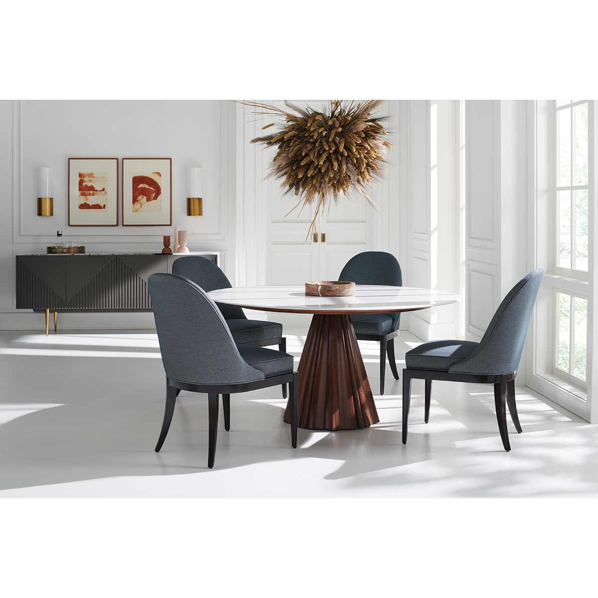 All Natural Dining Room Interior | Contemporary Luxury Exclusive Designer Modern Classic Furniture