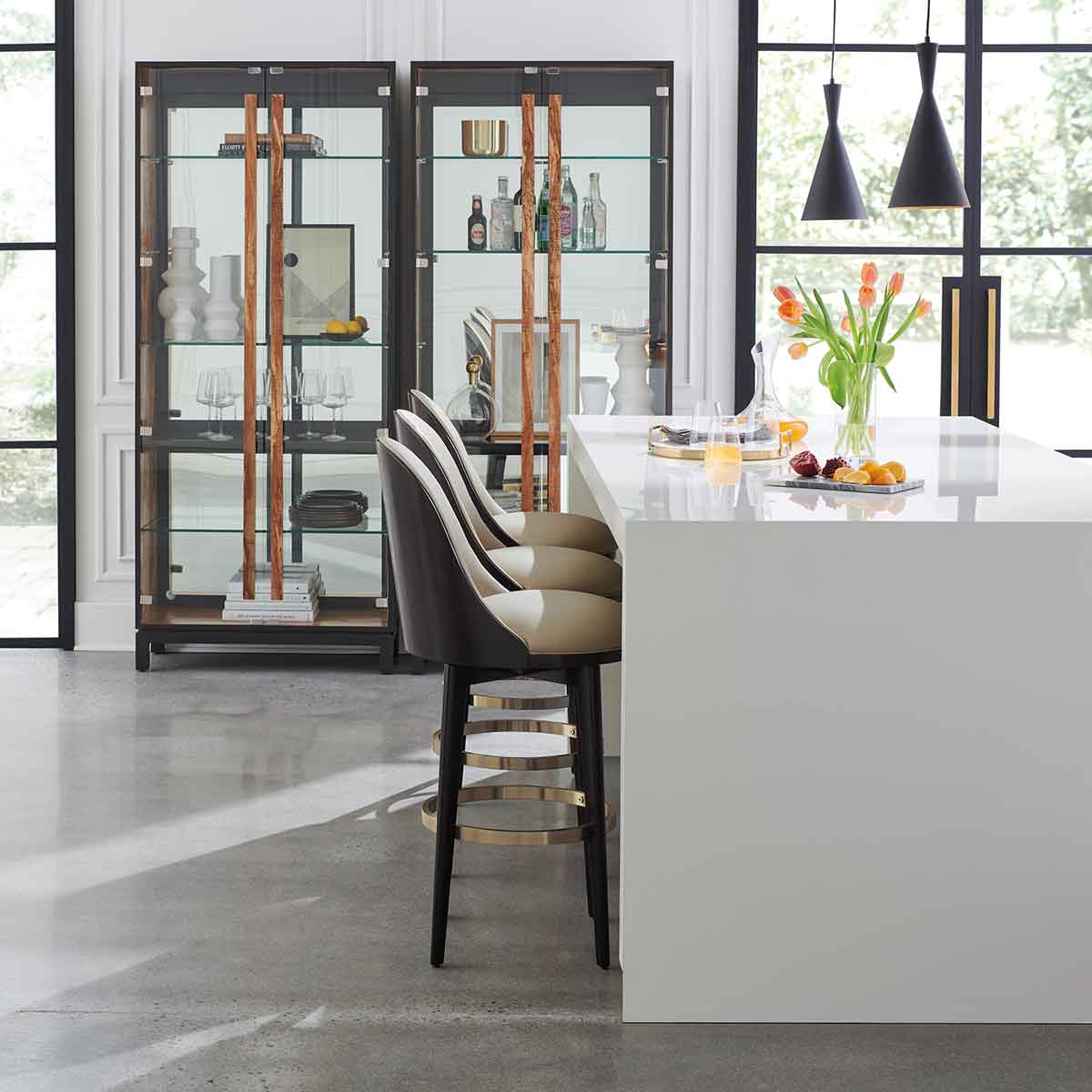 Bar Stool Dining Room Interior | Contemporary Luxury Exclusive Designer Modern Classic Furniture