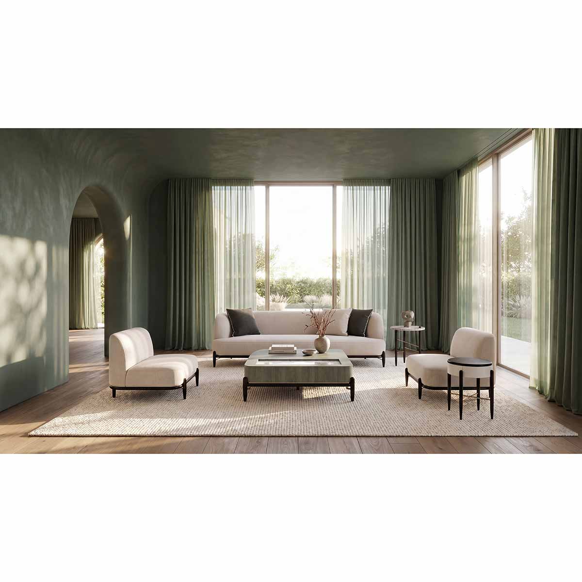 Madera Sofa | Caracole Fall 2025 | Elegant Contemporary Luxury Exclusive Designer Furniture