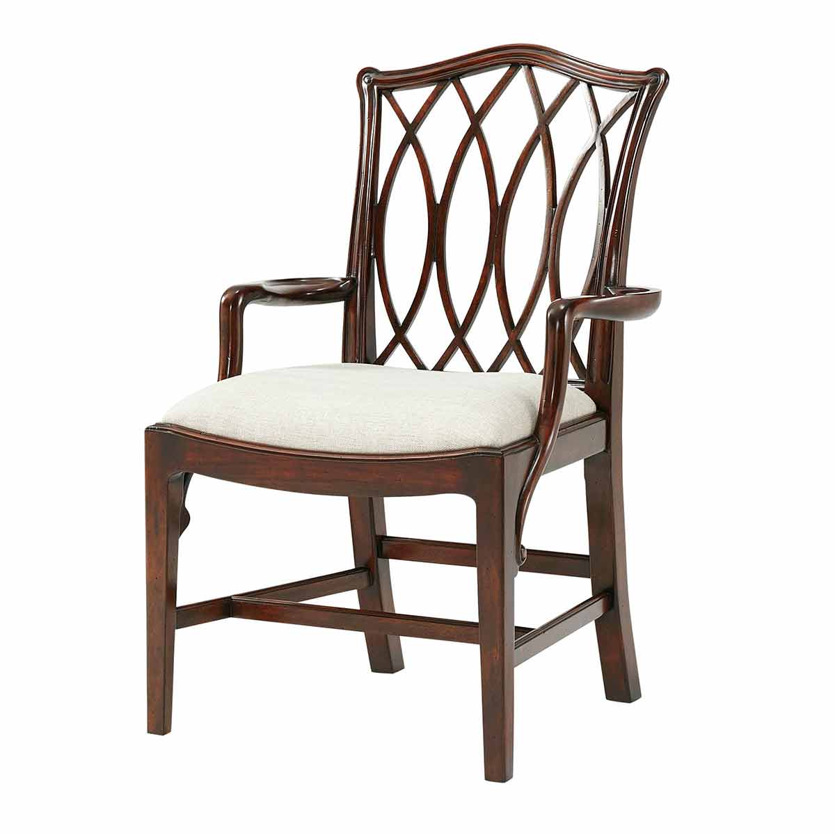 The Trellis Dining Armchair | Essential Collection | Traditional Fine Luxury Classical Georgian Handcrafted Furniture