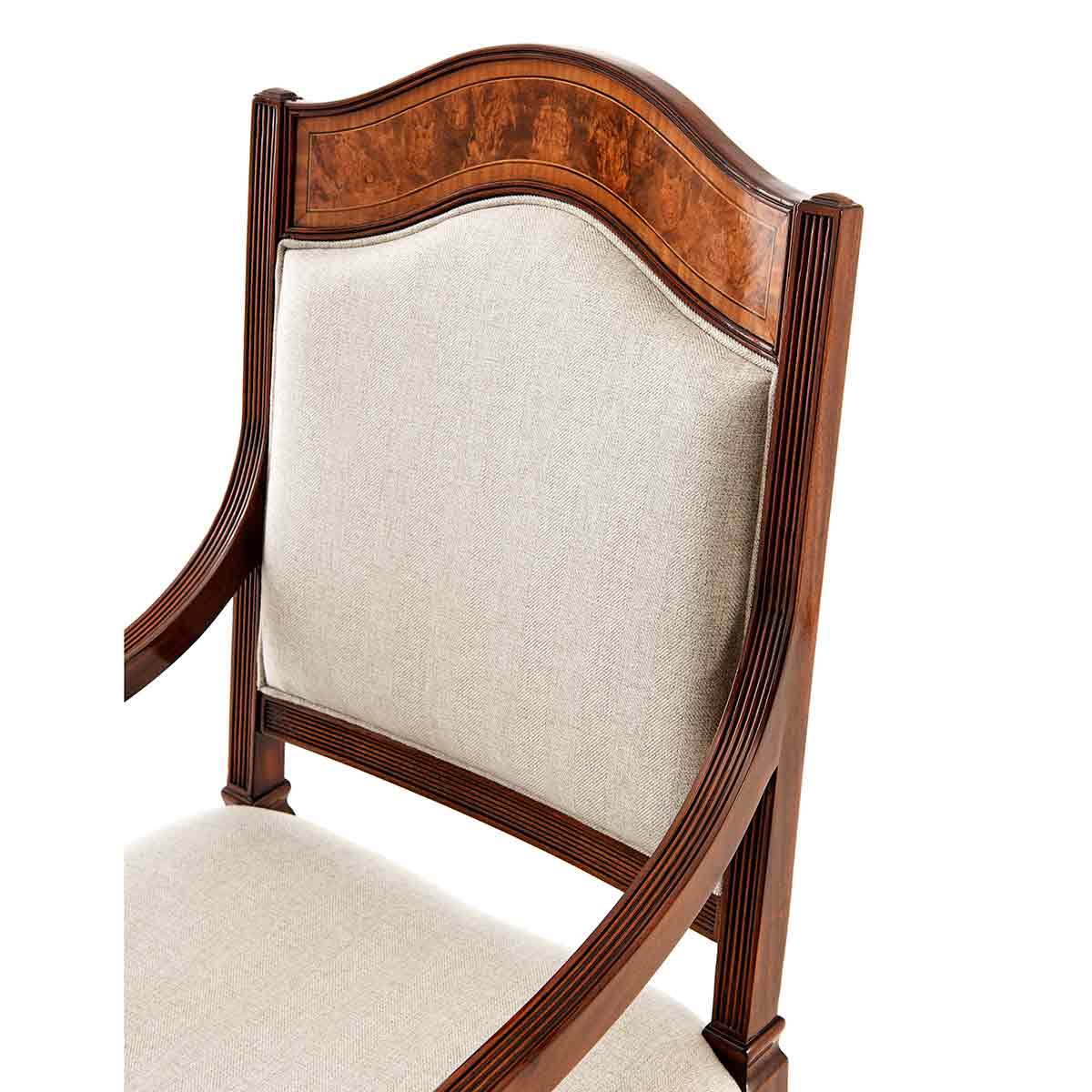 Sheraton Satinwood Armchair - Image 3