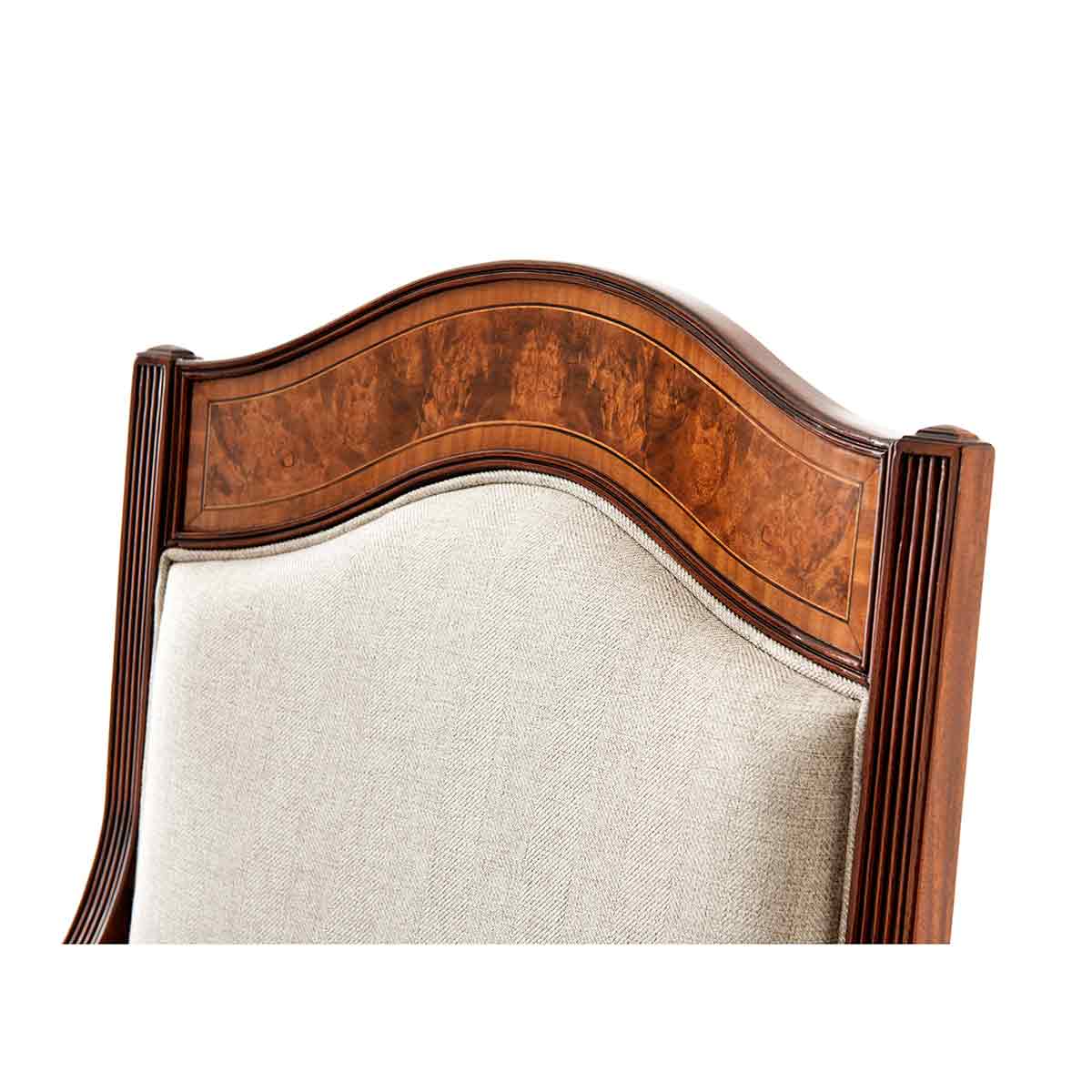 Sheraton Satinwood Armchair - Image 2