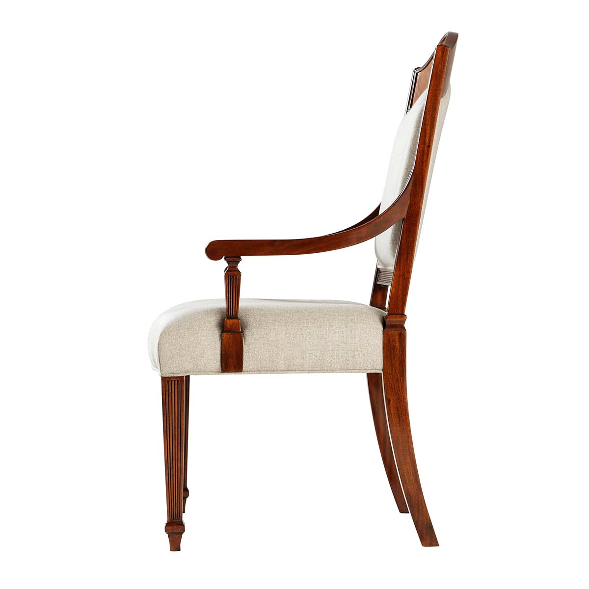 Sheraton Satinwood Armchair - Image 4