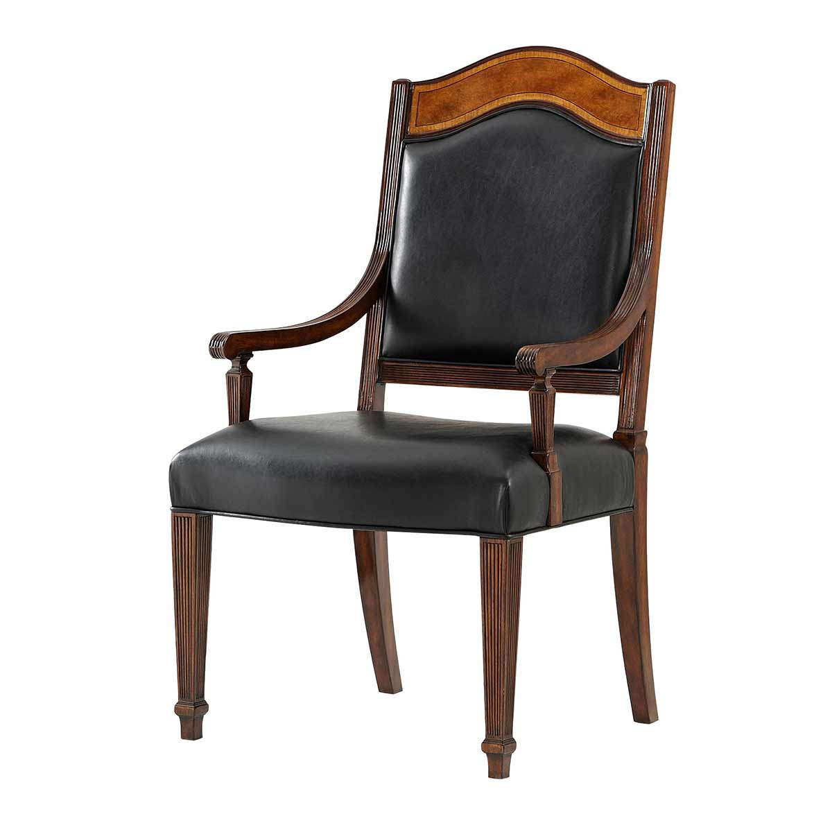 Sheraton Satinwood Armchair - Image 7