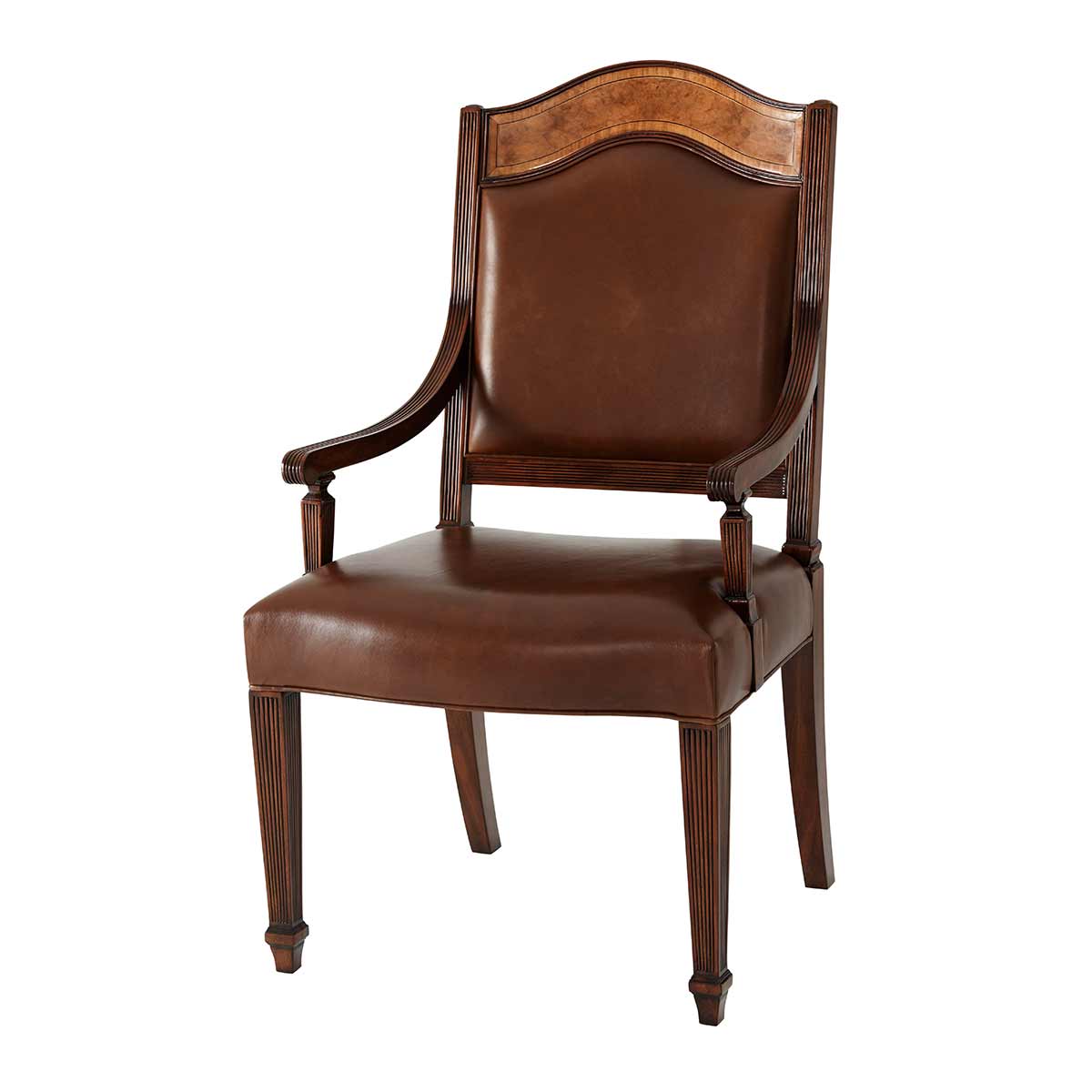 Sheraton Satinwood Armchair - Image 6