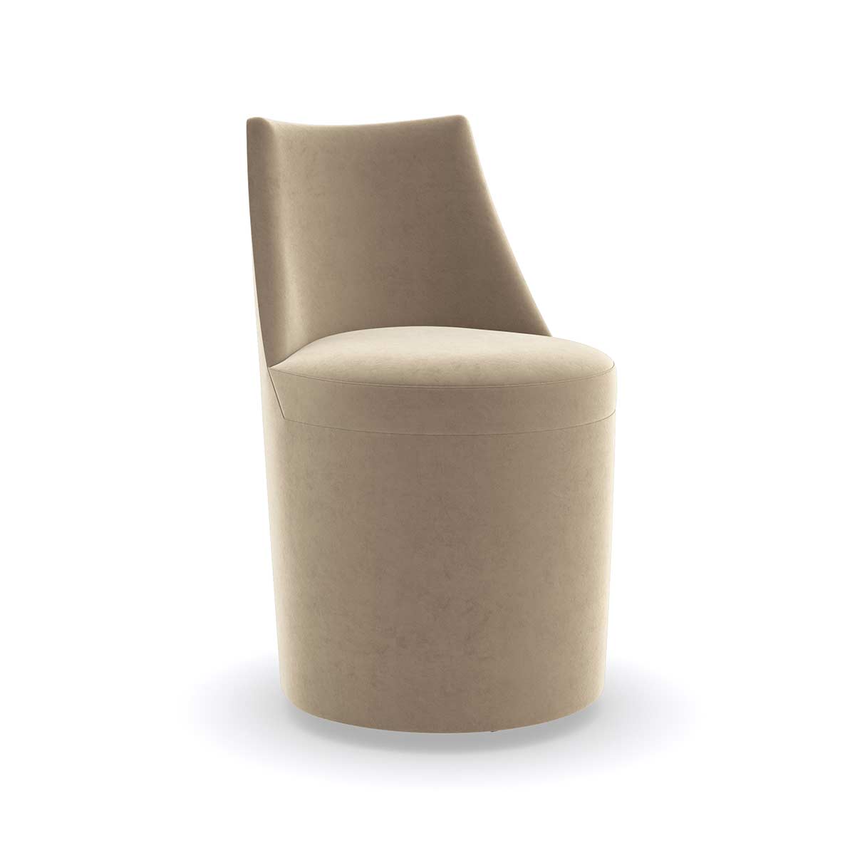 Barrel Roll Dining or Vanity Chair | Elegant Beautiful Contemporary Luxury Exclusive Designer Modern High End Furniture
