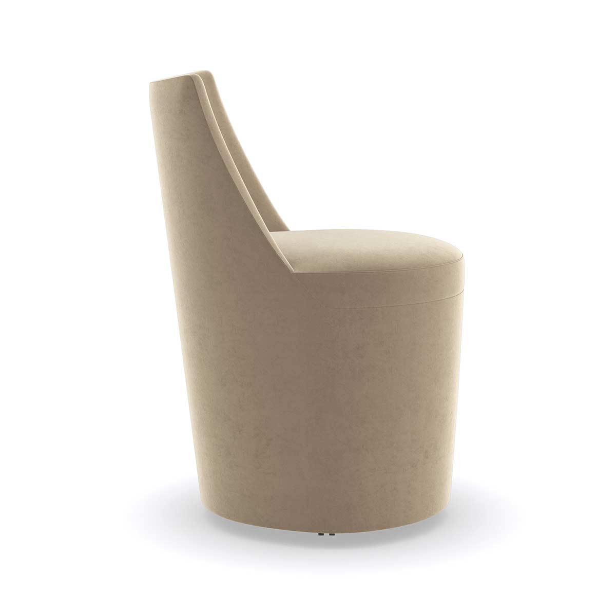 Barrel Roll Dining or Vanity Chair | Elegant Beautiful Contemporary Luxury Exclusive Designer Modern High End Furniture