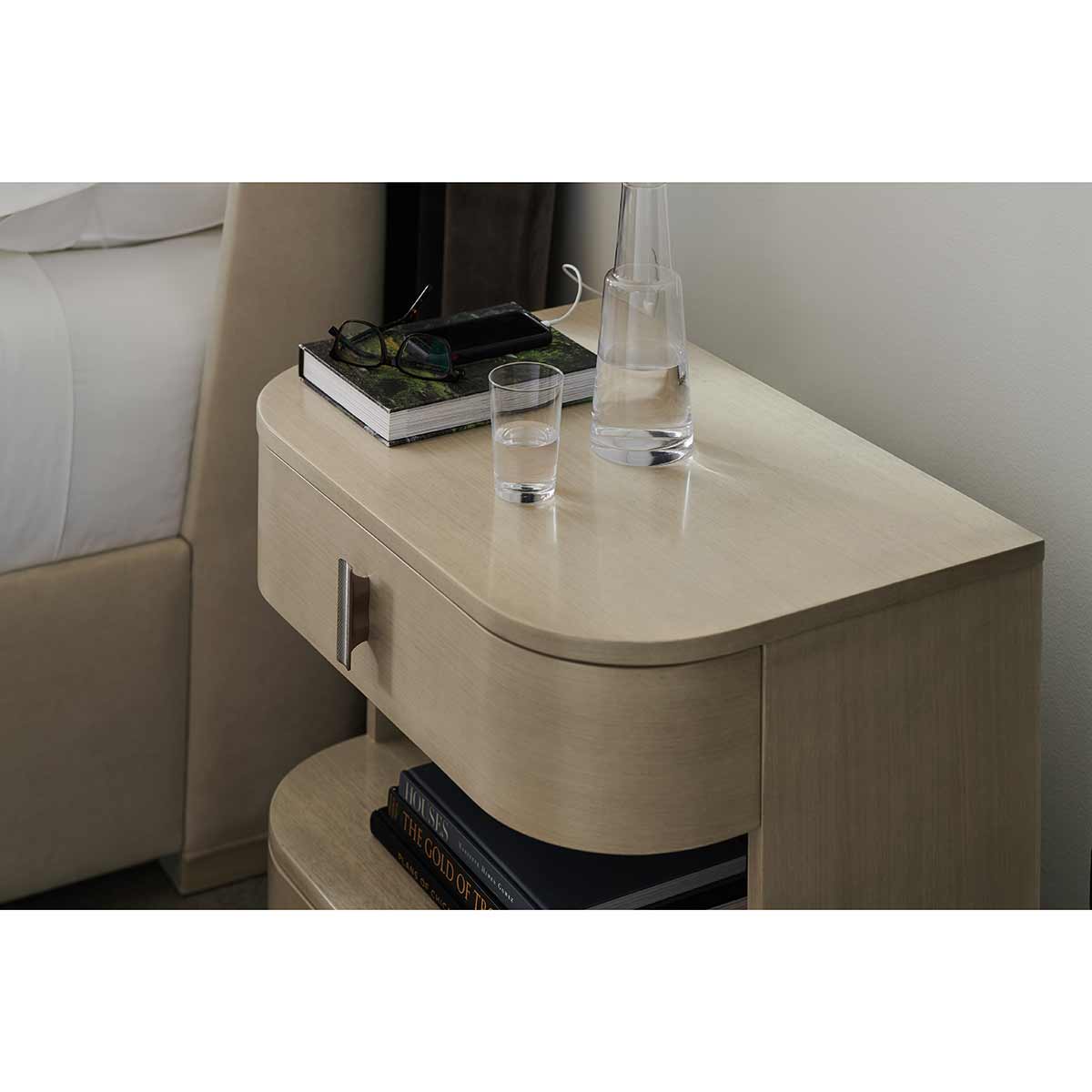 Da Vita Open Nightstand | La Moda Collection | Elegant Beautiful Contemporary Luxury Exclusive Designer Modern Furniture