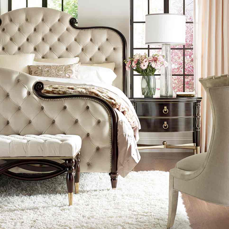 Everly Bed | Traditional Fine Luxury Classical Handcrafted Furniture