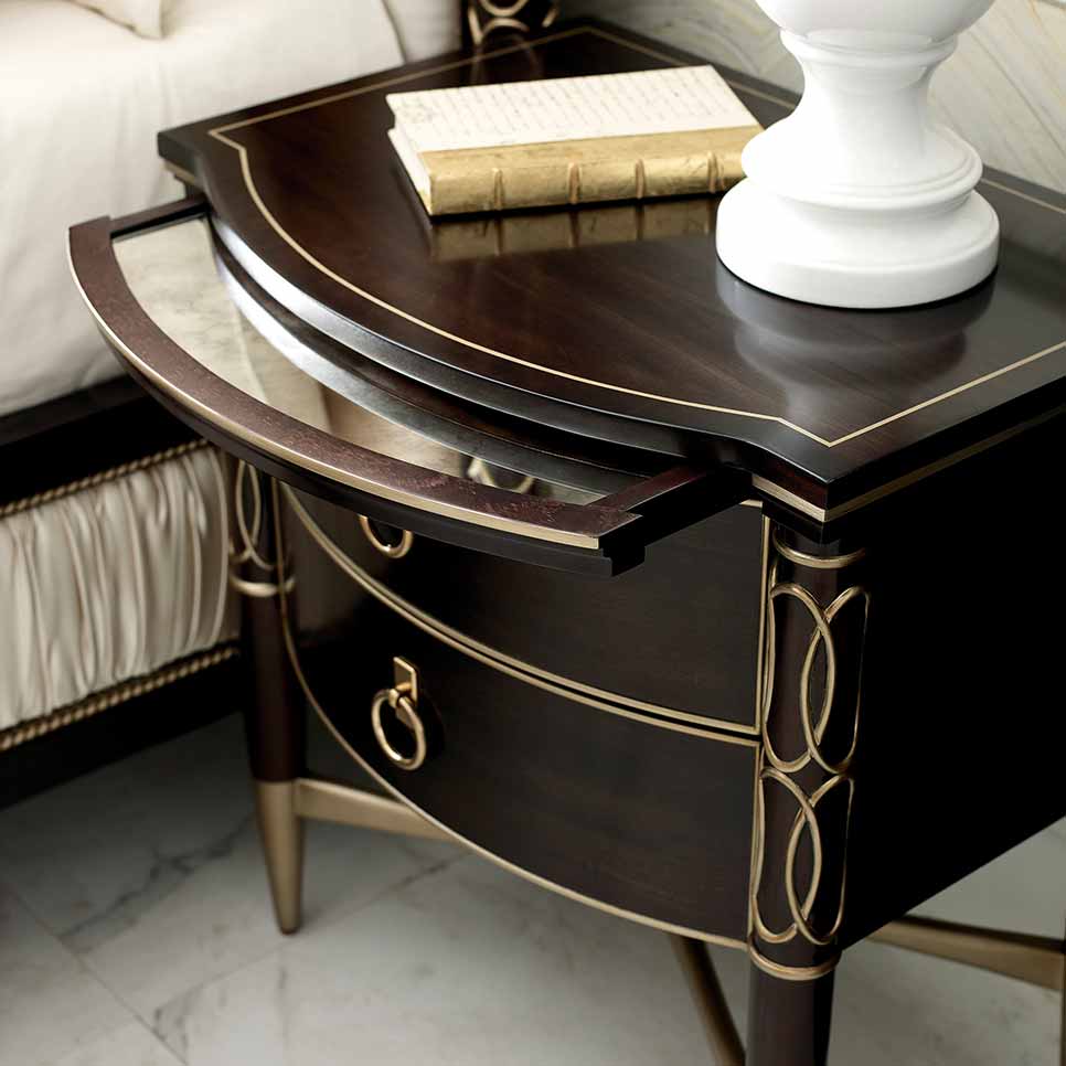Everly Nightstand | Traditional Fine Luxury Classical Handcrafted Furniture