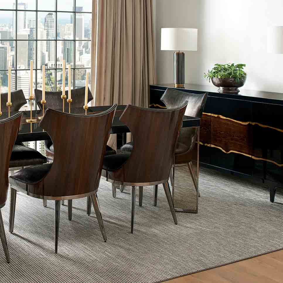 The Naturalist Dining Table | Signature Simpatico Collection | Contemporary Luxury Exclusive Designer Furniture