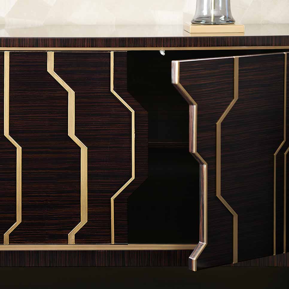 The Skyline Credenza | Signature Collection | Contemporary Luxury Exclusive Designer Furniture