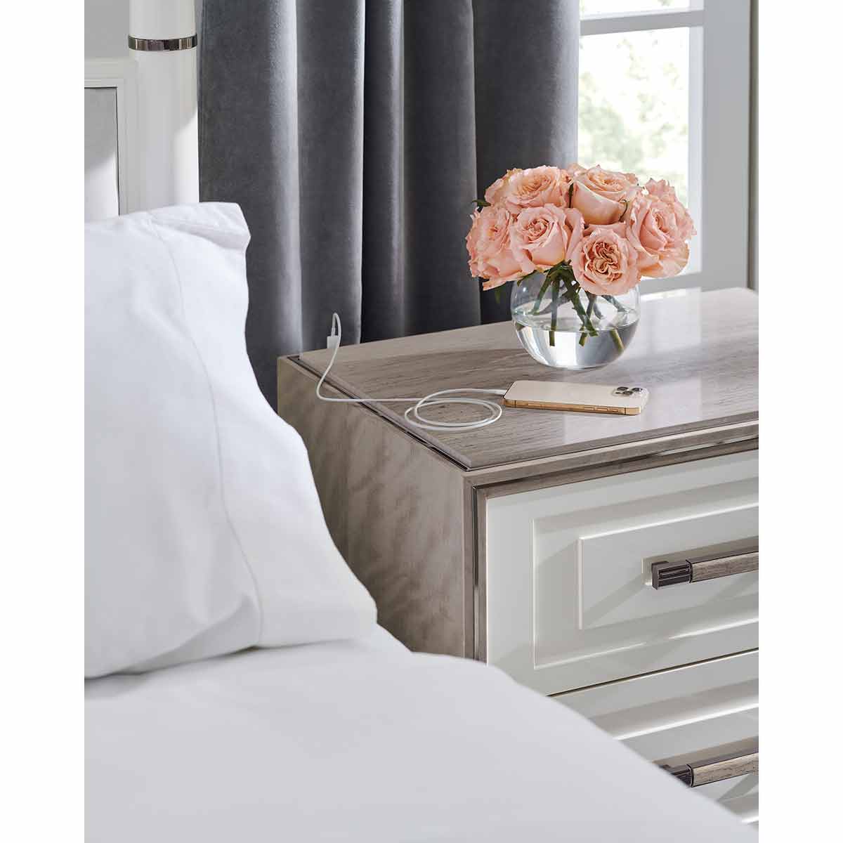 I'm Impressed Nightstand | Caracole Classic Collection | Elegant Contemporary Luxury Exclusive Designer Furniture