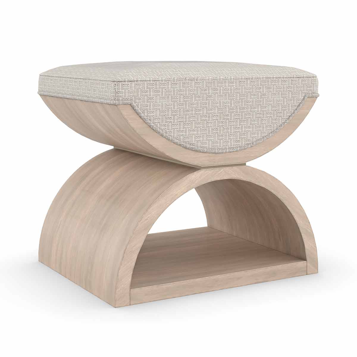 Open Enrollment Ottoman | Caracole Classic Collection | Elegant Contemporary Luxury Exclusive Designer Furniture