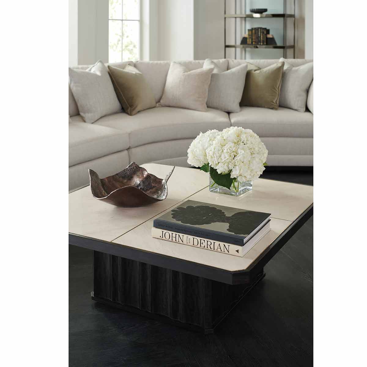 Solid As A Rock Cocktail Table | Caracole Classic Collection | Elegant Contemporary Luxury Exclusive Designer Furniture