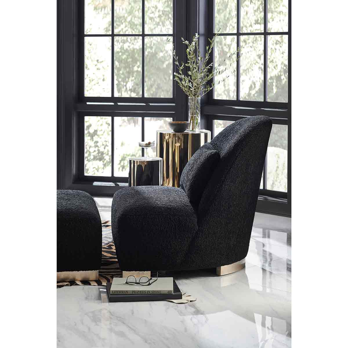 Lounge Act Slipper Chair | Caracole Signature Metropolitan Collection | Elegant Contemporary Luxury Exclusive Designer Furniture