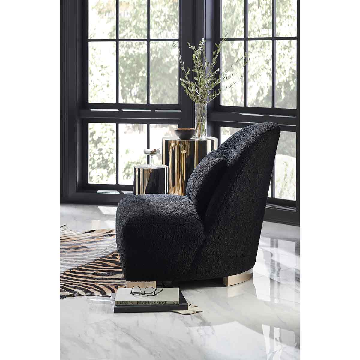 Lounge Act Slipper Chair | Caracole Signature Metropolitan Collection | Elegant Contemporary Luxury Exclusive Designer Furniture