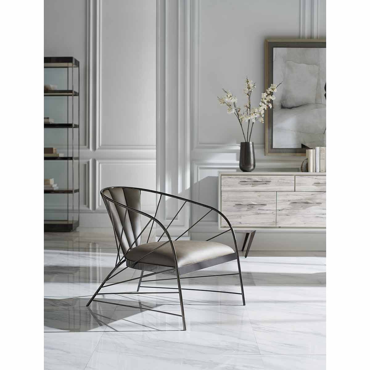 Live Wire Accent Chair | Caracole Signature Metropolitan Collection | Elegant Contemporary Luxury Exclusive Designer Furniture