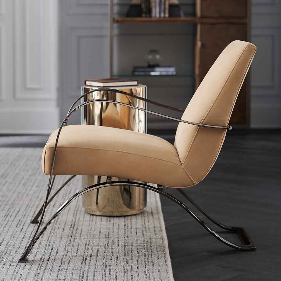 Opening Act Accent Chair | Caracole Signature Metropolitan Collection | Elegant Contemporary Luxury Exclusive Designer Furniture